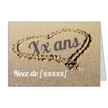 Mariage Noce Plage à imprimer