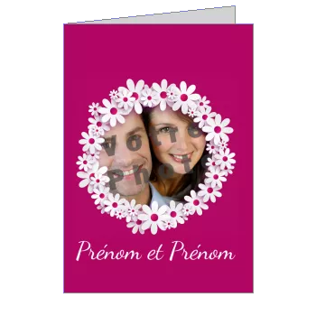 Mariage Noce avec photo à imprimer