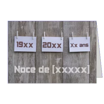 Mariage Bois Noce à imprimer