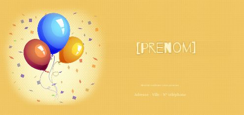 Ballon gratuit à imprimer