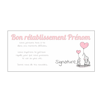 Carte De Bon Retablissement A Imprimer Gratuit