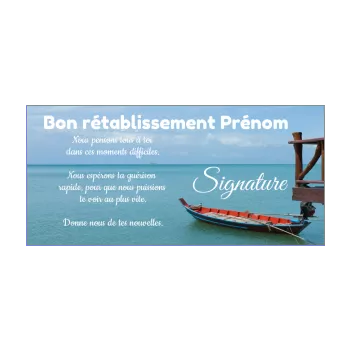 carte retablissement bleu mer 
