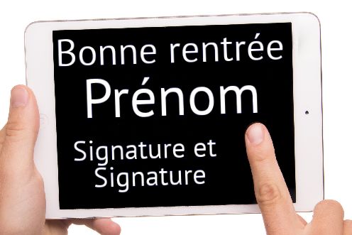 Carte Bonne Rentree Tablette virtuelle gratuit