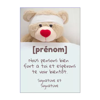 carte jouet retablissement ours 