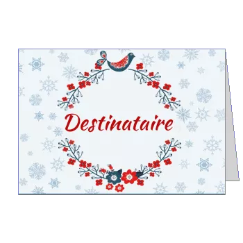 Carte Voeux Meilleur Nouvel An à imprimer