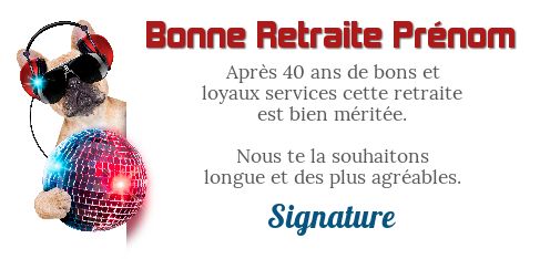 Carte Felicitation Voeux Retraite Humour gratuit à imprimer
