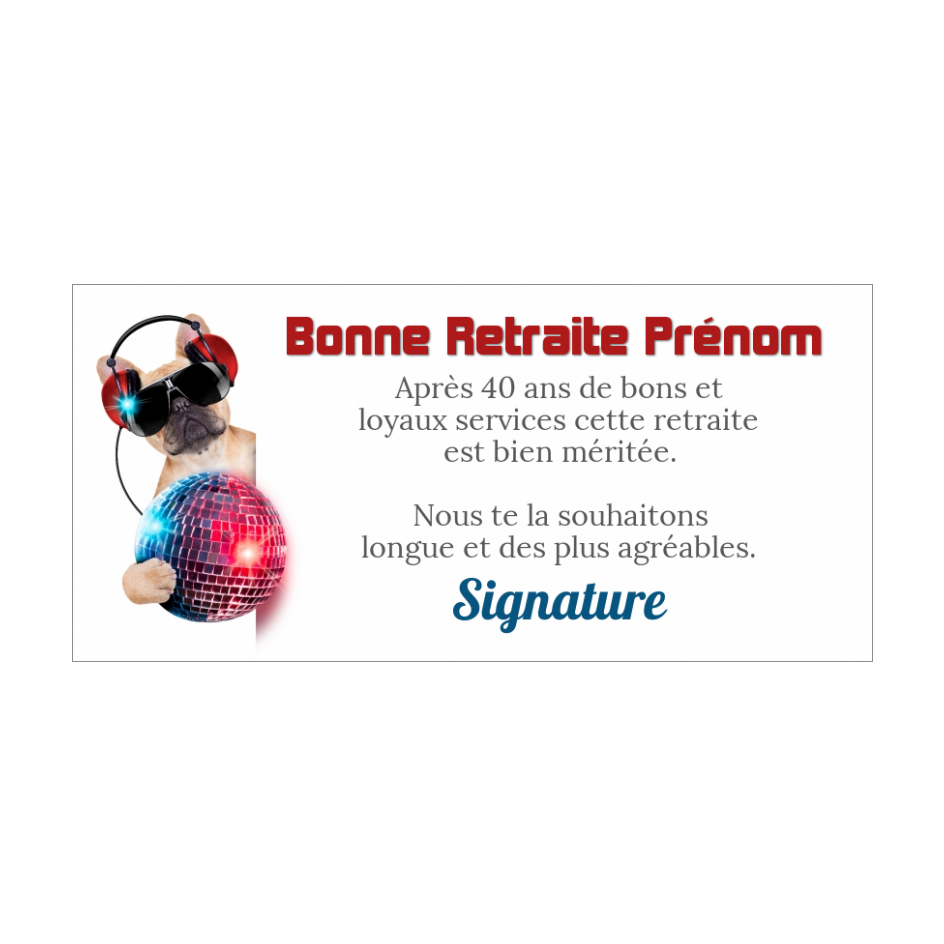 Carte Felicitation Voeux Retraite Humour Chien Gratuit A Imprimer Carte 1105