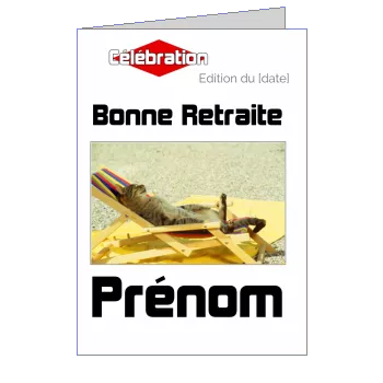 Carte Felicitation Voeux Retraite Humour à imprimer