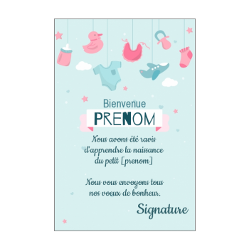 Le Plus Rapide Carte Felicitation Naissance A Imprimer Gratuite