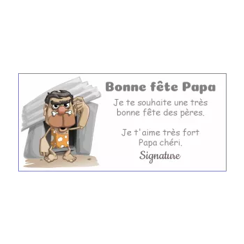 carte papa fete humour dessin homme 