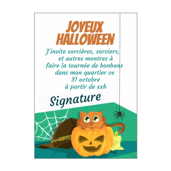 Cartes D Invitation Pour Halloween A Imprimer Gratuit