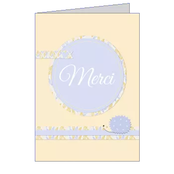 Carte Anniversaire Remerciement Naissance Bebe à imprimer