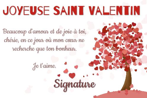 Carte Voeux Saint Valentin Coeur Arbre Gratuit A Imprimer Carte 1715