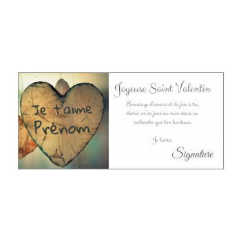 Carte De Saint Valentin A Imprimer Gratuit