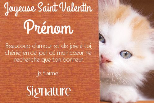 Cartes Saint Valentin virtuelles gratuites
