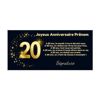 Carte D Anniversaire Ans A Imprimer Ou A Envoyer Gratuit