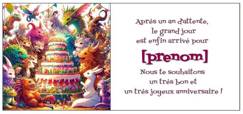 Carte Joyeux Anniversaire Enfant Gateau virtuelle gratuit