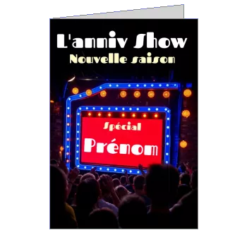 Carte Anniversaire Emission Tv Humour à imprimer