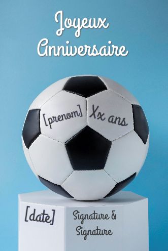 Carte Joyeux Anniversaire Ballon Blanc virtuelle gratuit