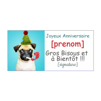 Carte Invitation Anniversaire Humour Chien Bleu Gratuit A Imprimer Carte 3309