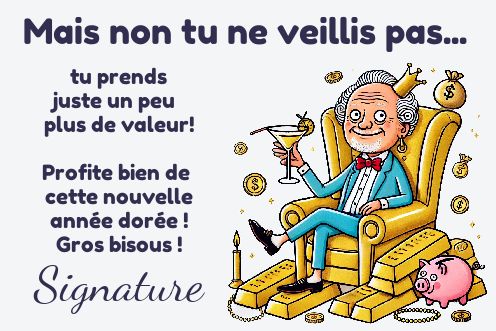 Carte Anniversaire Humour Cochon Homme virtuelle gratuit