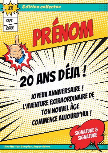 Carte Joyeux Anniversaire Manga Journal virtuelle gratuit