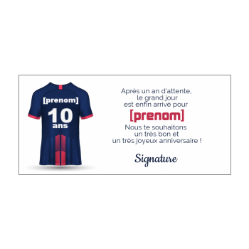 Carte Joyeux Anniversaire Maillot Football Enfant Gratuit A Imprimer Carte 3956