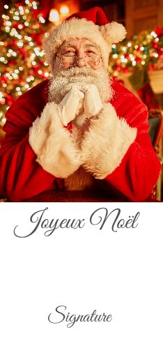 Carte Joyeux Voeux Noel Elegant à imprimer