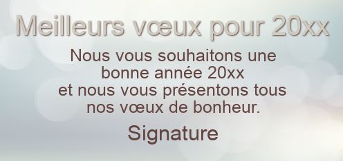 Carte Voeux Meilleur Nouvel An gratuit à imprimer