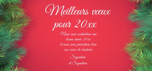 Carte Voeux Meilleur Nouvel An gratuit à imprimer