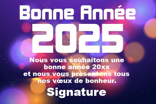 Carte Voeux Meilleur Nouvel An gratuit à imprimer