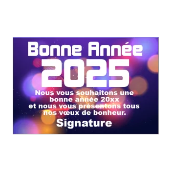 carte voeux meilleur nouvel an bleu lumiere 