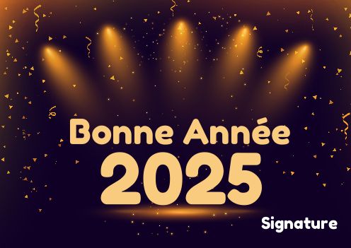 Carte Voeux Meilleur Nouvel An gratuit à imprimer