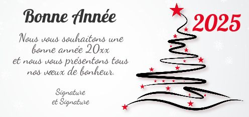 Carte Voeux Meilleur Nouvel An gratuit à imprimer