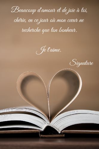 Carte Voeux Saint Valentin Coeur gratuit à imprimer