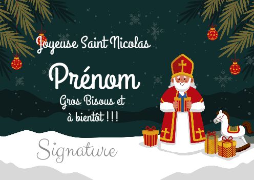 Carte Joyeux Voeux Jouet Saint gratuit à imprimer