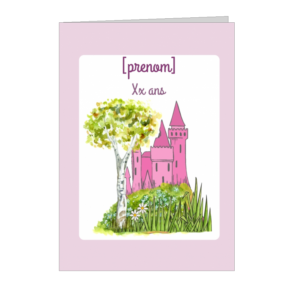 Carte Invitation Anniversaire Princesse Enfant Fille A Imprimer Carte 67