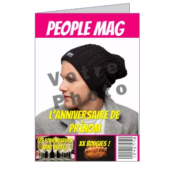 Humour Magazine avec photo à imprimer