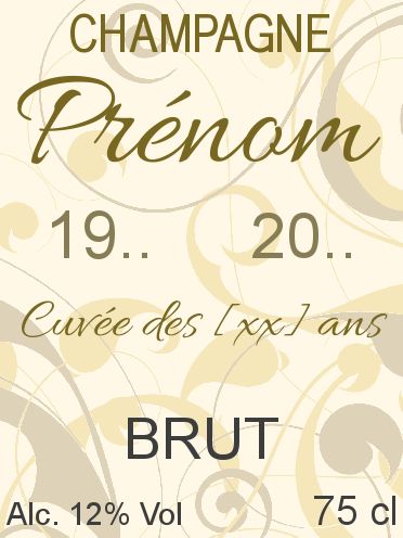 Etiquette Bouteille Alcool gratuit à imprimer