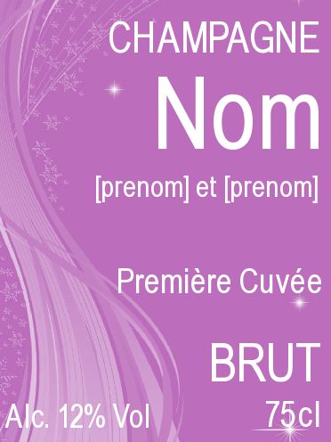 Etiquette Bouteille Mariage Alcool gratuit à imprimer