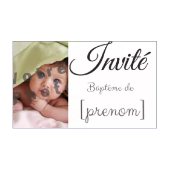 etiquette dragee bapteme blanc 