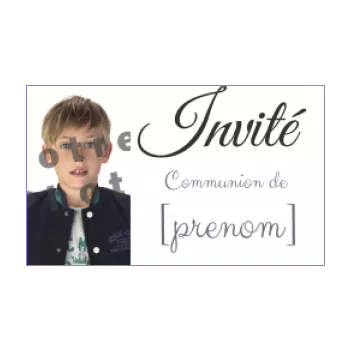 etiquette cadeau communion blanc 