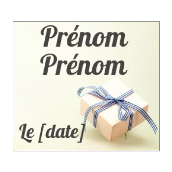 etiquette dragee mariage cadeau jaune 