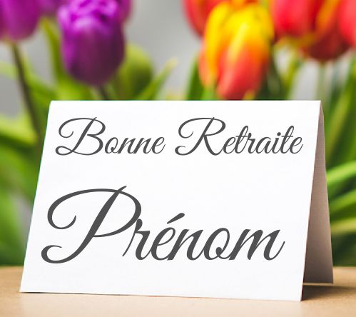 Etiquette Carton Cadeau Retraite Fleur Gratuit A Imprimer Carte 1162