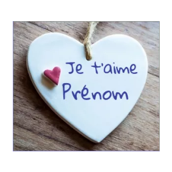 etiquette cadeau saint valentin coeur blanc 