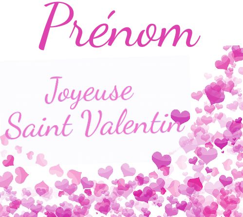 Etiquette Cadeau Saint Valentin Coeur gratuit à imprimer
