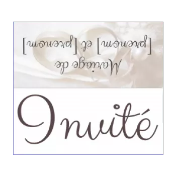 etiquette mariage table anneau blanc 