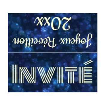 etiquette nouvel an repas table bleu etoile 