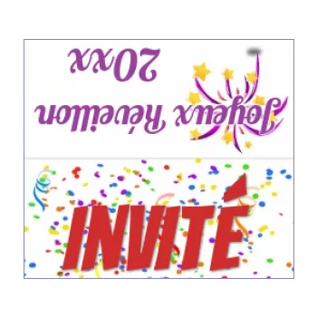 etiquette nouvel an repas table etoile mauve 