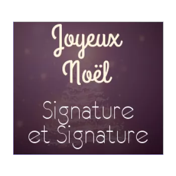 etiquette cadeau noel doree mauve sapin 